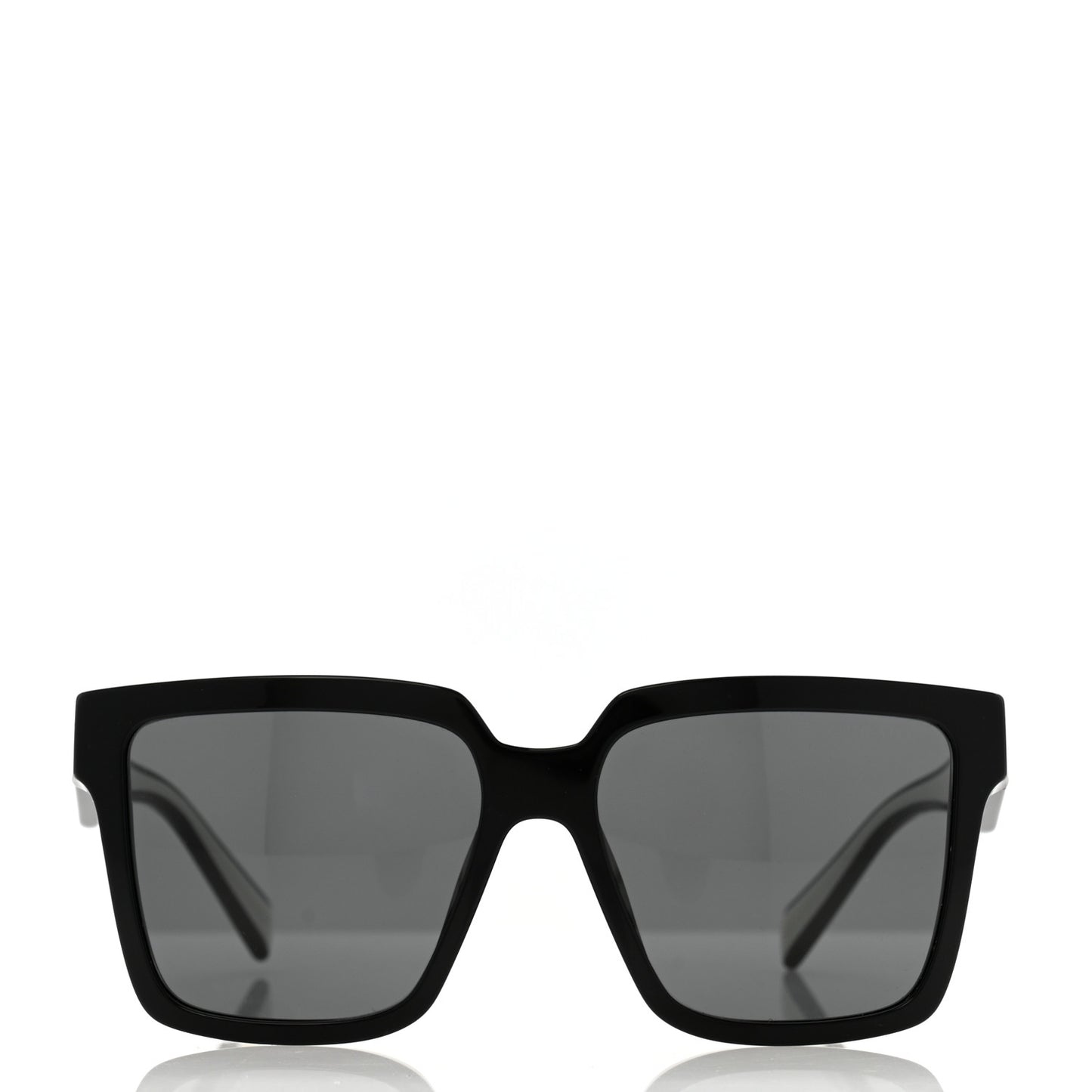 Acetate Square Sunglasses SPR 24Z Black White