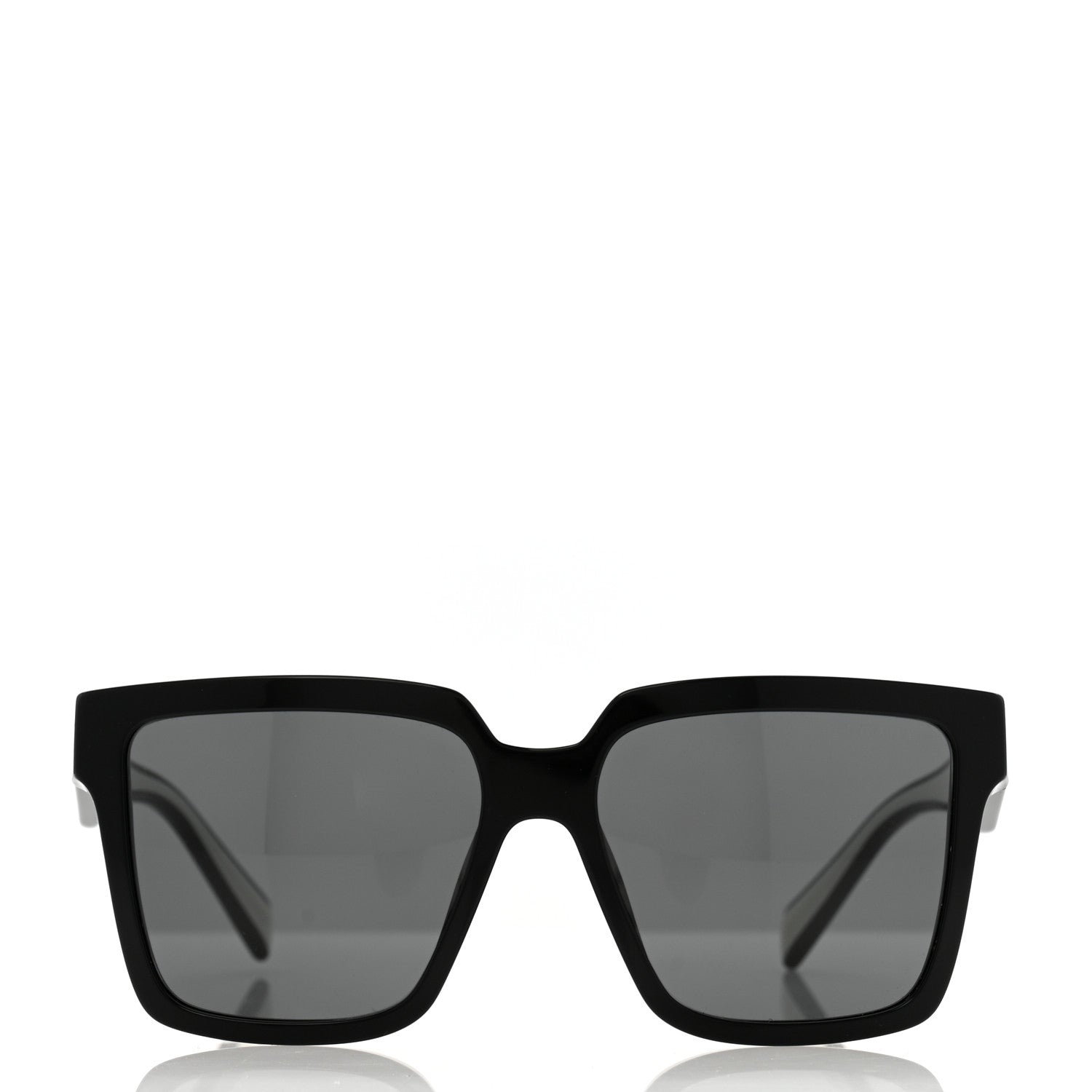 Prada Acetate Square Sunglasses SPR 24Z Black White 2 of 8