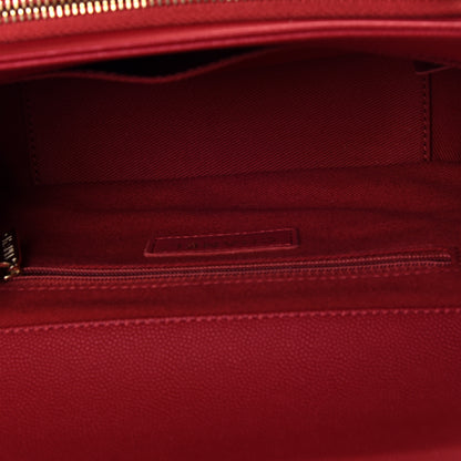 Chanel Caviar Quilted Mini Business Affinity Flap Red 4 of 5