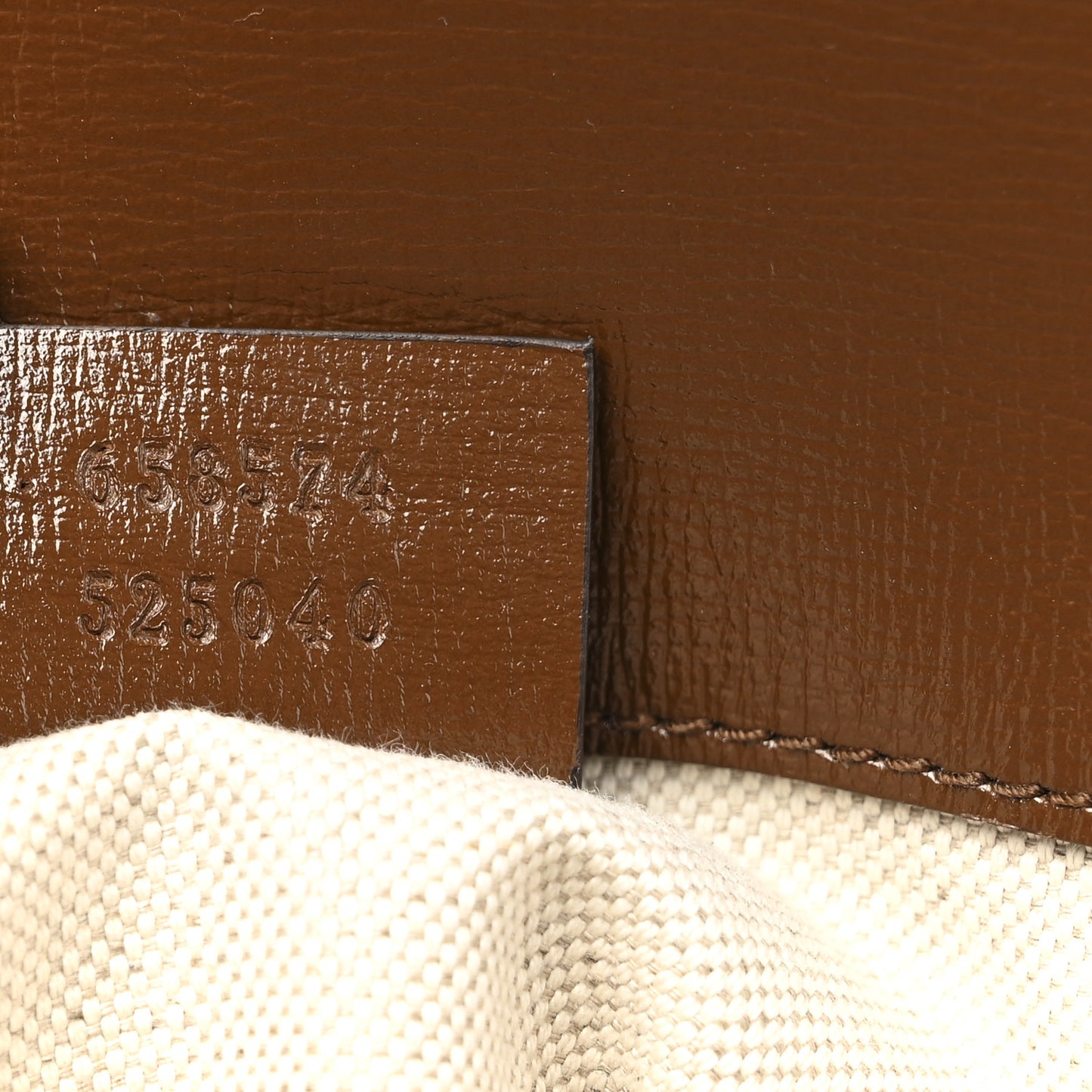 GG Supreme Monogram Web Mini Horsebit 1955 Shoulder Bag Beige Brown Sugar