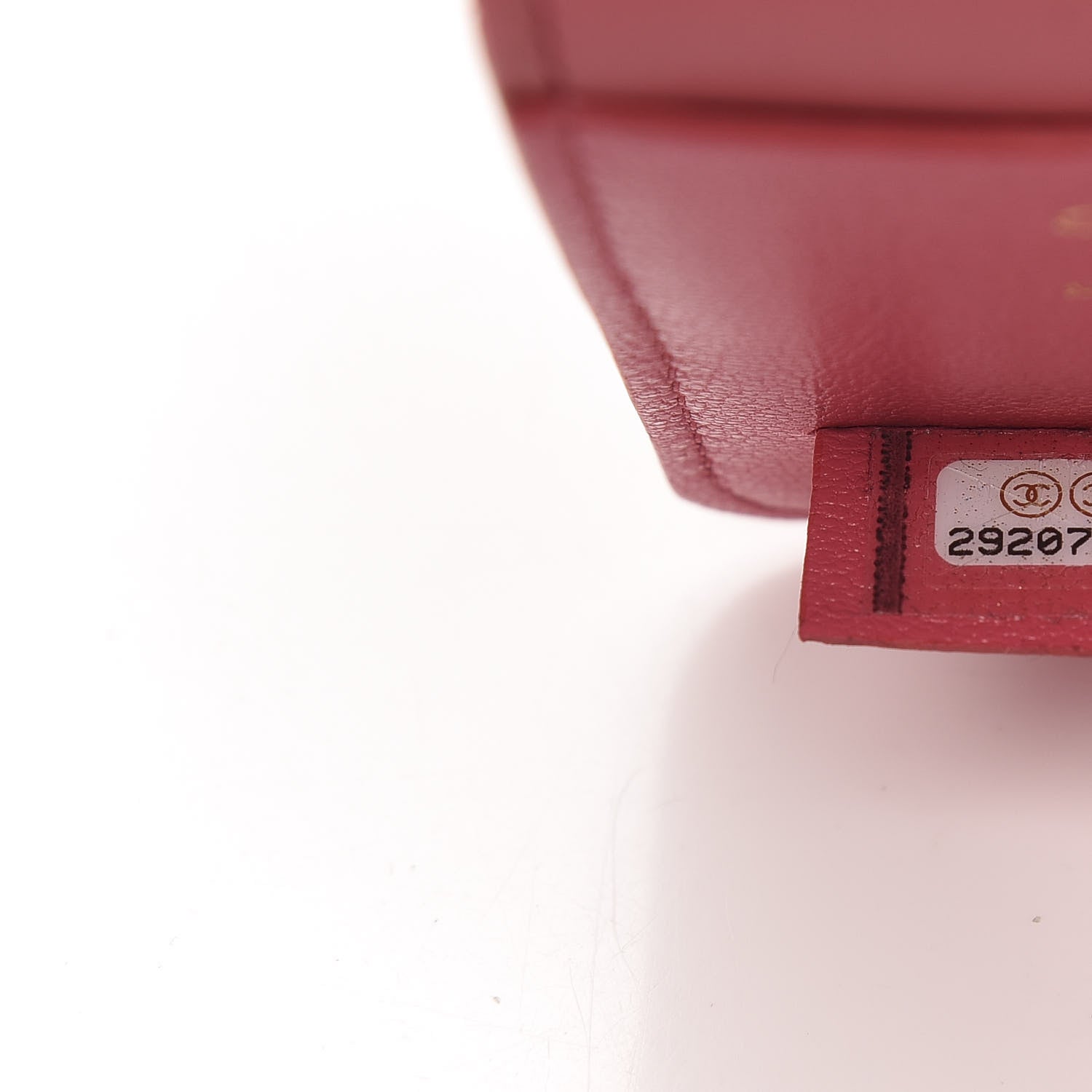 Chanel Lambskin Quilted 19 Luggage Tag Dark Pink 6 of 6