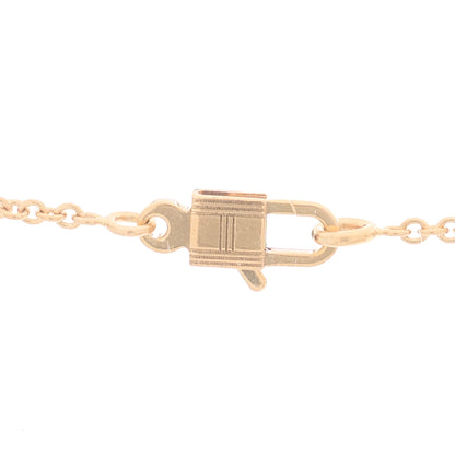 Hermes 18K Rose Gold Diamond Constance Amulettes Pendant Necklace 5 of 7