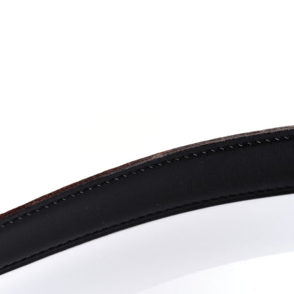 Hermes Box Togo 24mm Mini Constance H Belt 80 Black Gold 8 of 15