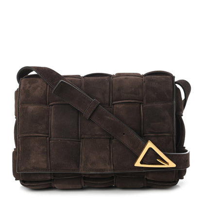 Bottega Veneta Suede Maxi Intrecciato Padded Cassette Crossbody Bag Fondant 1 of 10