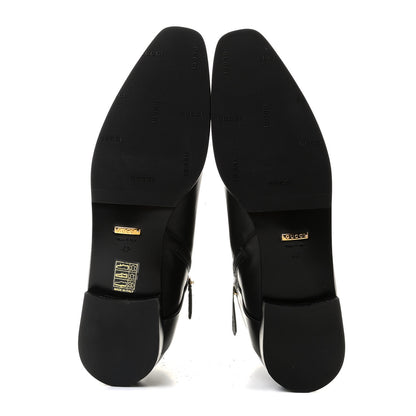 Gucci Calfskin Womens GG Ankle Boots 42 Black 6 of 8