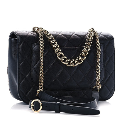 Chanel Caviar Quilted Large Studded Flap Black 2 of 10