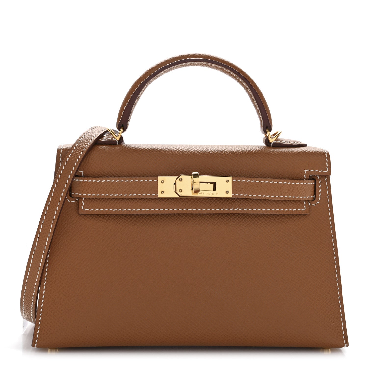 Hermes Epsom Mini Kelly Sellier 20 Gold 1 of 12