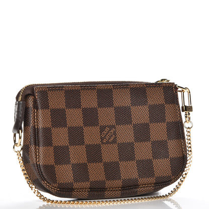 Louis Vuitton Damier Ebene Mini Pochette Accessories 3 of 7