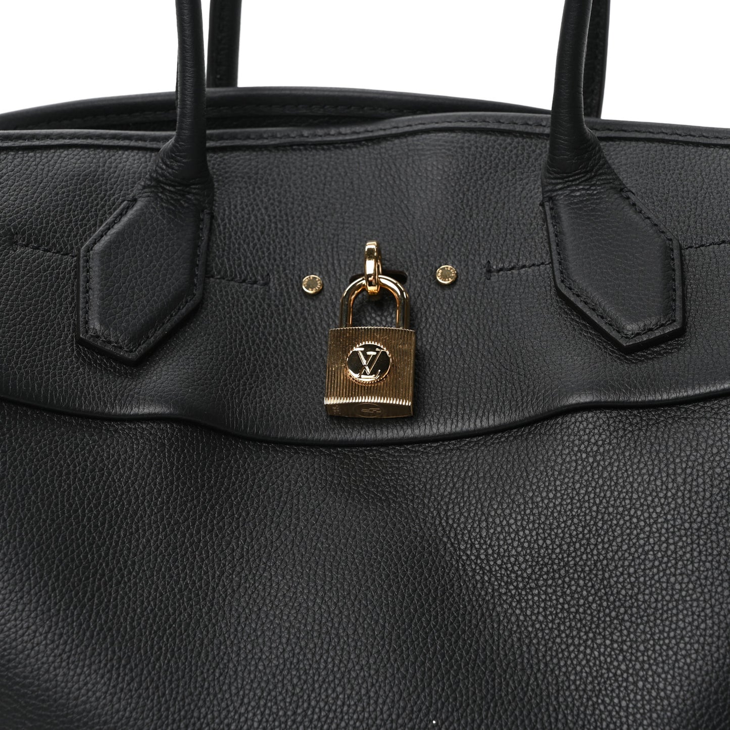 Calfskin Shearling City Steamer GM Black Bronze