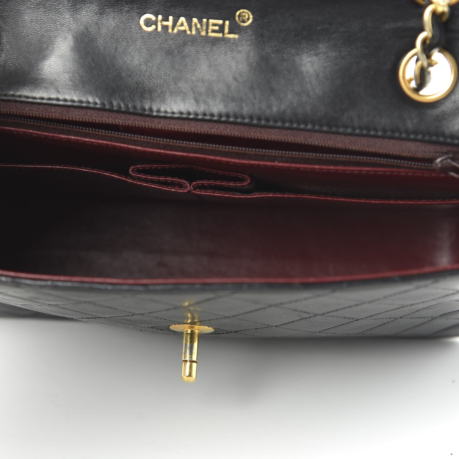 Chanel Lambskin Quilted Medium Single Flap Black 5 of 12