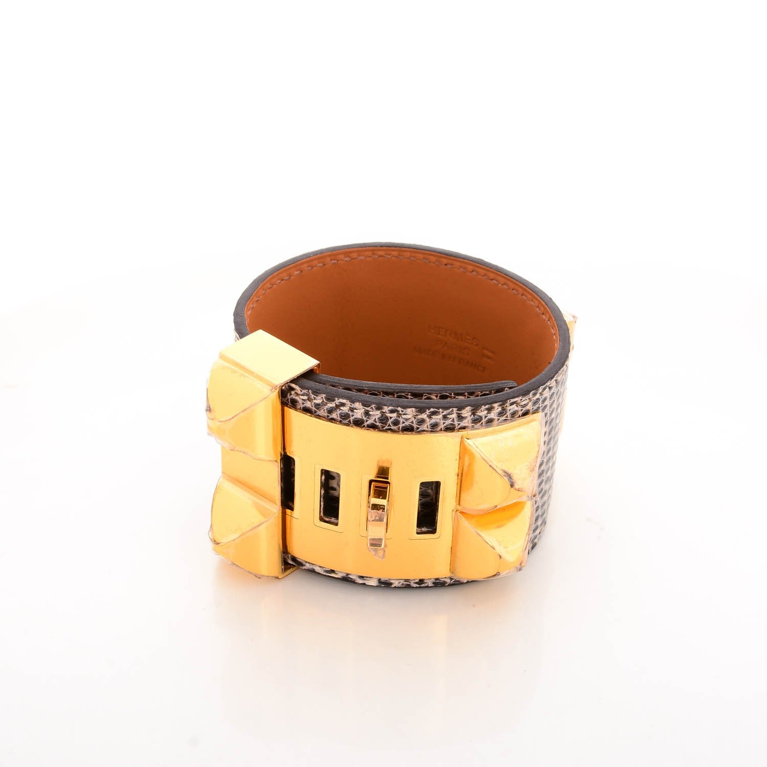 Hermes Lizard Collier De Chien CDC Bracelet S Ombre 4 of 8