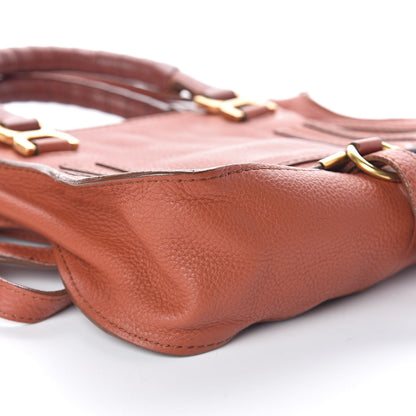 Chloe Calfskin Mini Marcie Satchel Red Bush 8 of 9