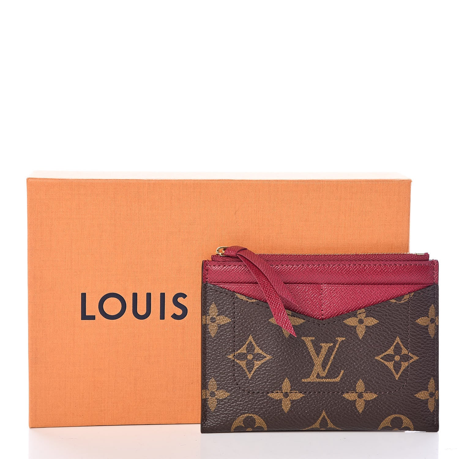 Louis Vuitton Monogram Zipped Card Holder Fuchsia 7 of 7