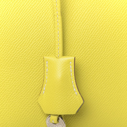 Hermes Epsom Candy Kelly Retourne 35 Lime Gris Perle 37 of 42