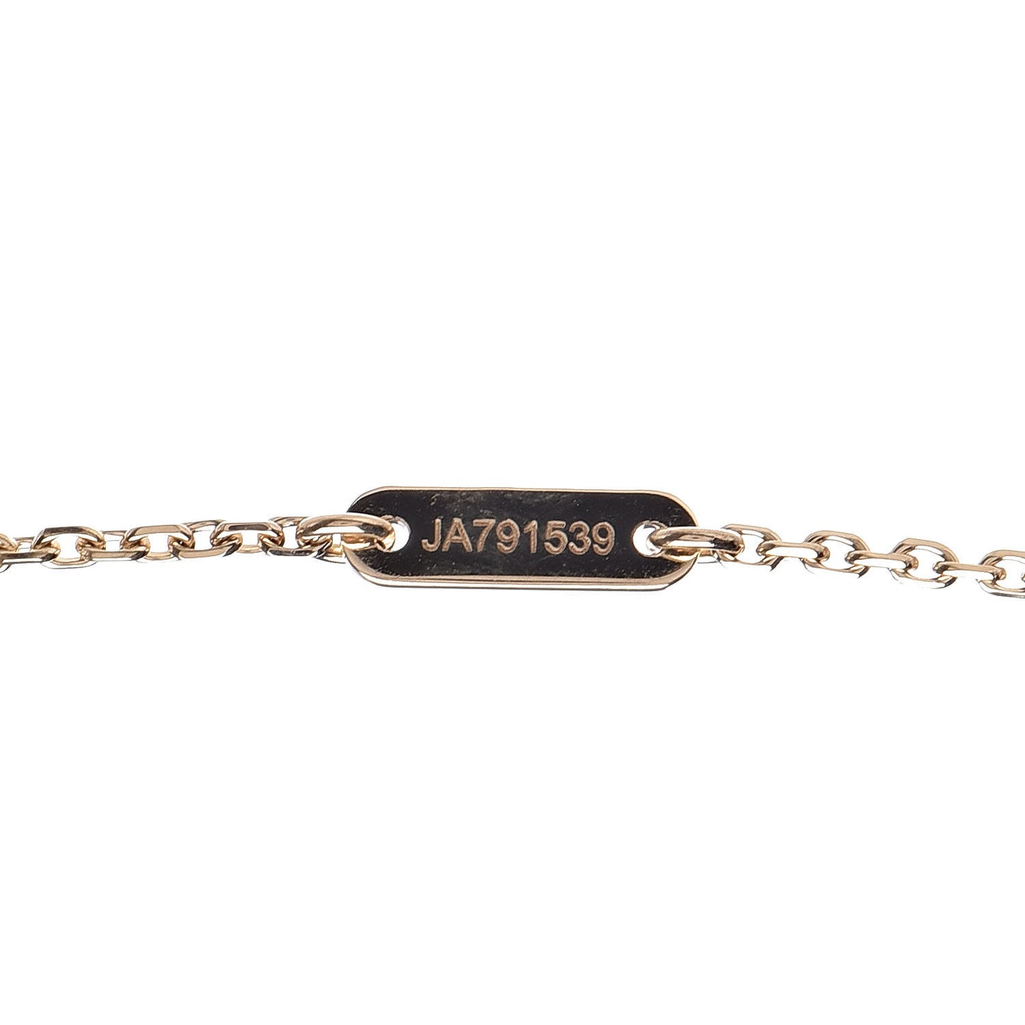 18K Yellow Gold Mother of Pearl Sweet Alhambra Pendant Necklace