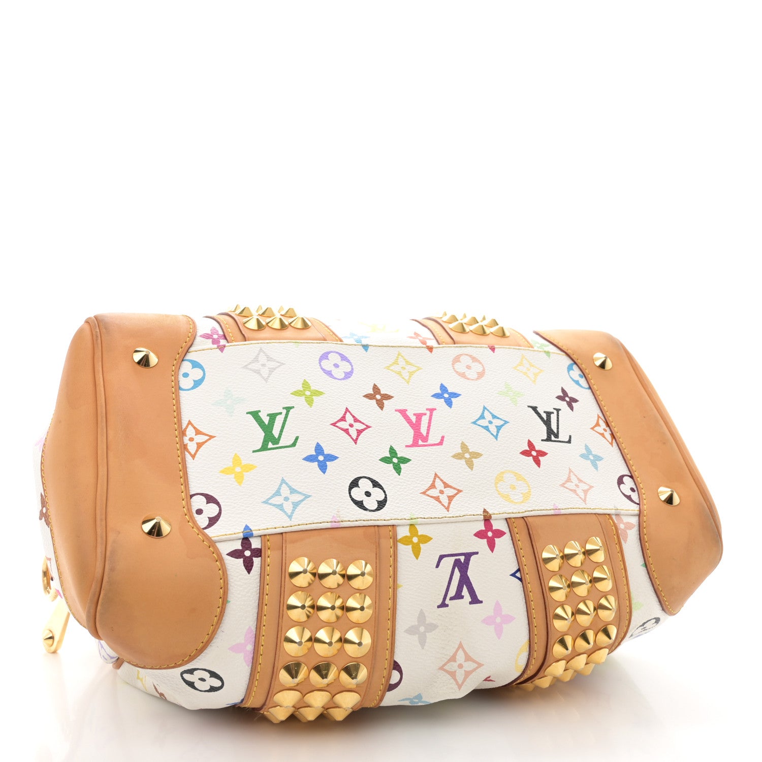 Louis Vuitton Monogram Multicolor Courtney MM White 4 of 14