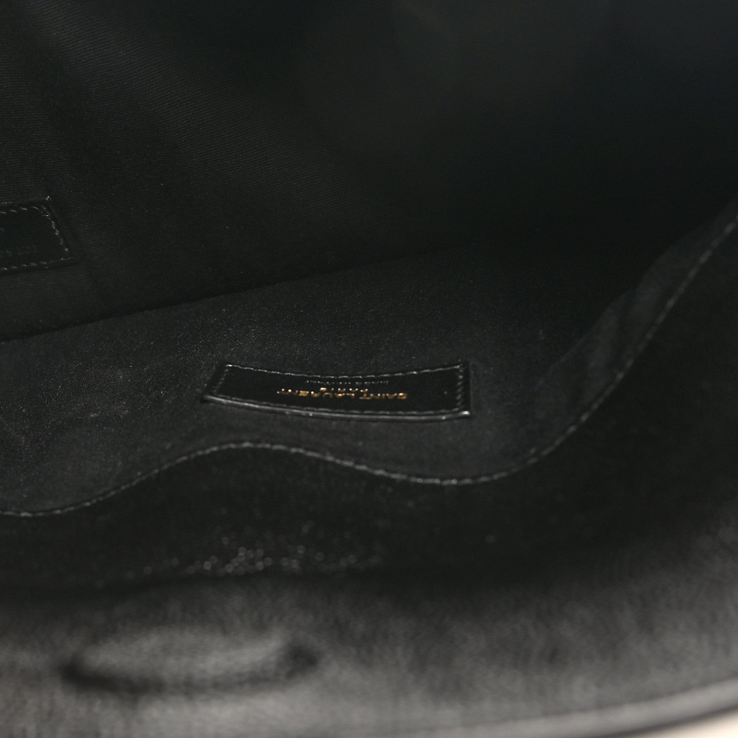 Saint Laurent Grain De Poudre Uptown Pouch Black 8 of 16