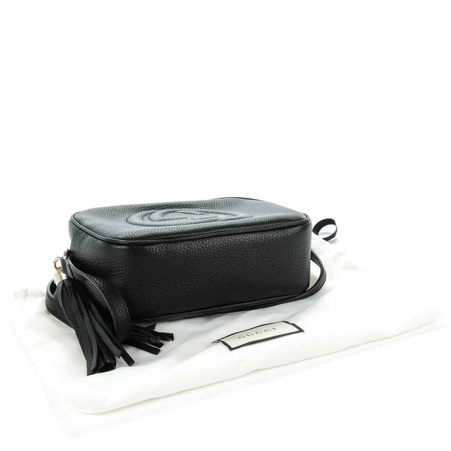 Gucci Pebbled Calfskin Small Soho Disco Bag Black 4 of 7