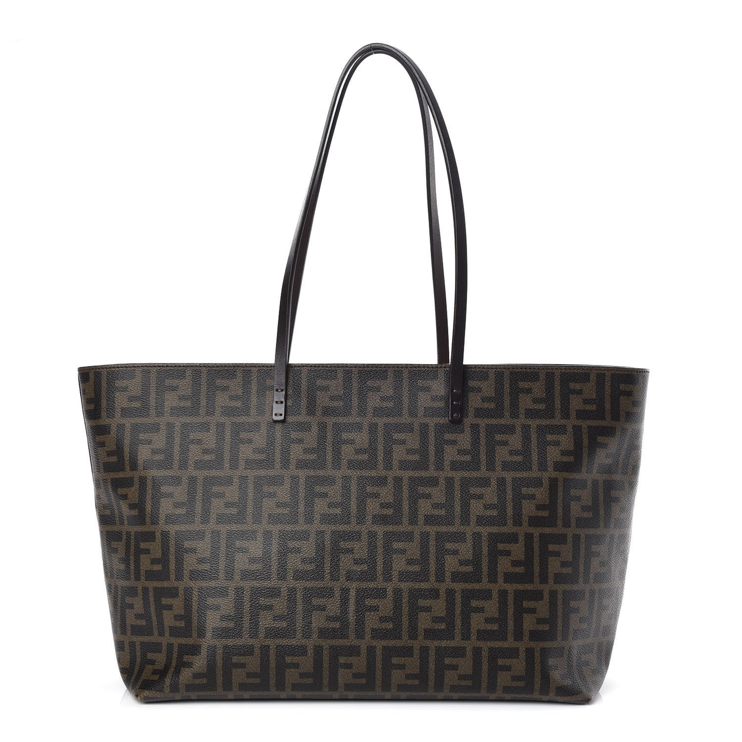 Zucca Spalmati Medium Roll Tote Tobacco Moro