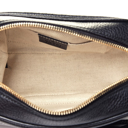 Gucci Pebbled Calfskin Small Soho Disco Bag Black 5 of 9