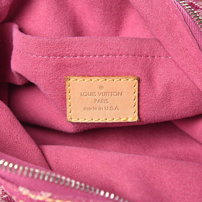 Louis Vuitton Denim Baggy GM Fuchsia 6 of 9
