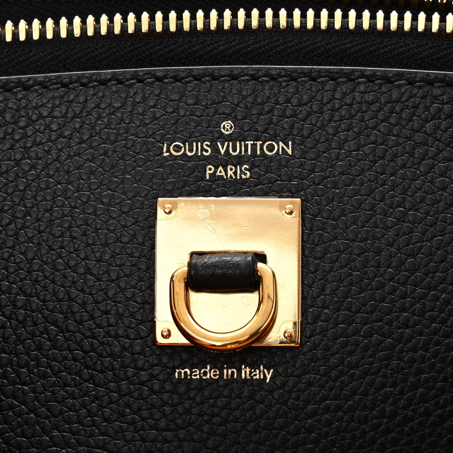 Louis Vuitton Taurillon City Steamer MM Black Camel 6 of 9
