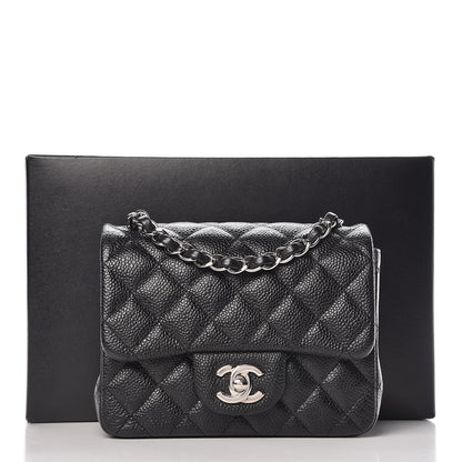 Chanel Caviar Quilted Mini Square Flap Black 8 of 8