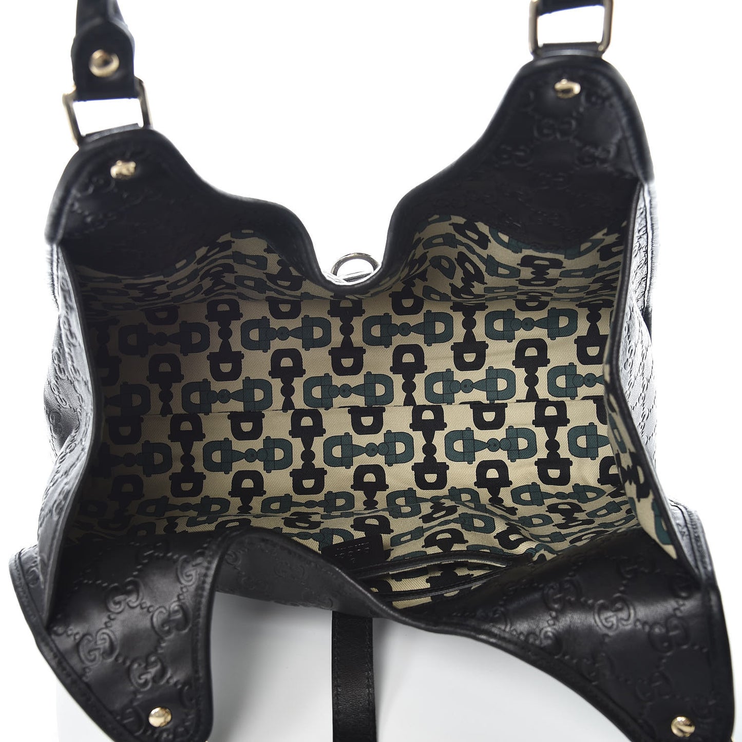 Guccissima Medium Joy Shoulder Bag Black