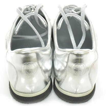 Gucci Mens Guccissima Sneakers 9 Metallic Silver 4 of 10