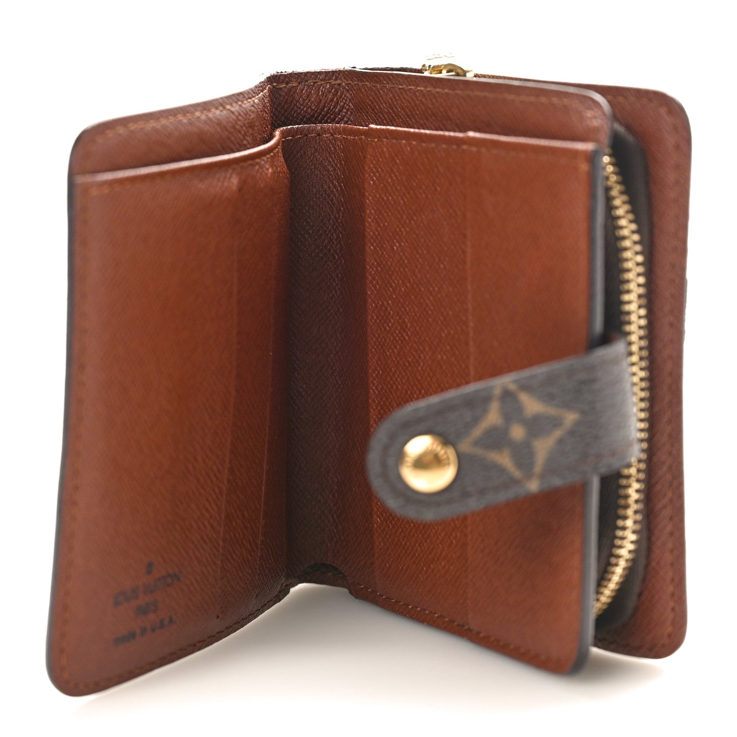 Louis Vuitton Monogram Compact Zippe Zipped Wallet 5 of 9