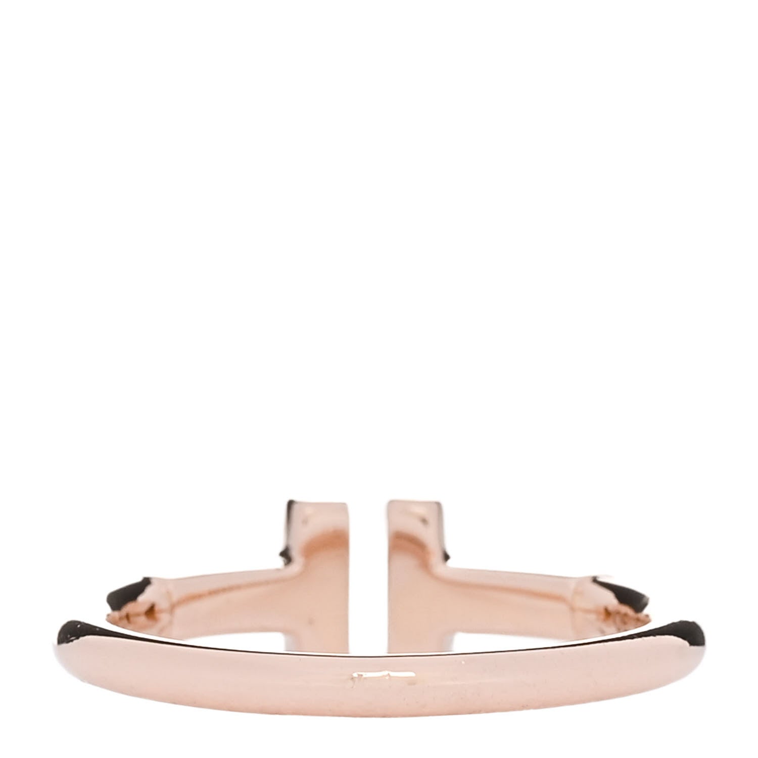 Tiffany 18K Rose Gold T Wire Ring 48 4.5 3 of 5