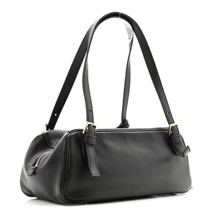 Versace Lambskin Tag Bowling Bag Black 3 of 15