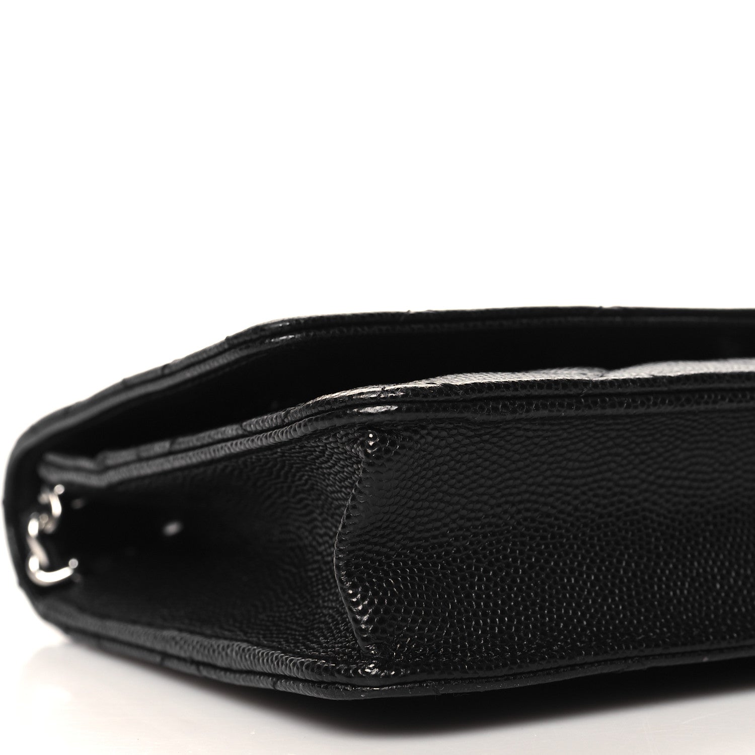 Chanel Caviar Quilted CC Logo Wallet on Chain WOC Black 11 of 12