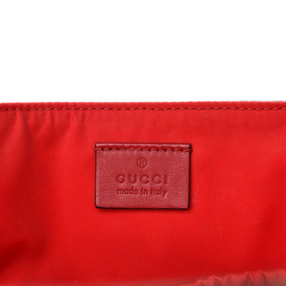 Gucci GG Supreme Monogram Space Diaper Bag Red 8 of 10