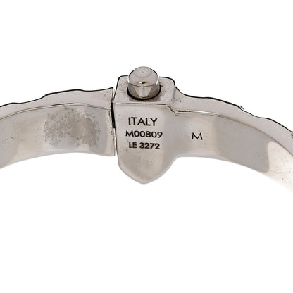 Louis Vuitton Palladium Pillow Nanogram Cuff M Silver 5 of 5
