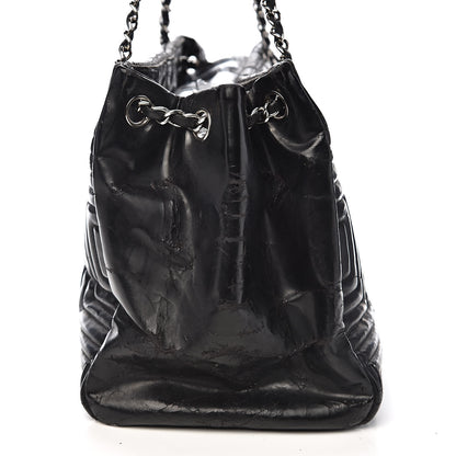 Chanel Vinyl Coco Ming Tote Black 16 of 24