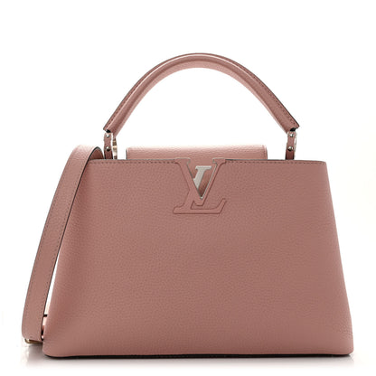 Louis Vuitton Taurillon Capucines PM Magnolia 1 of 9