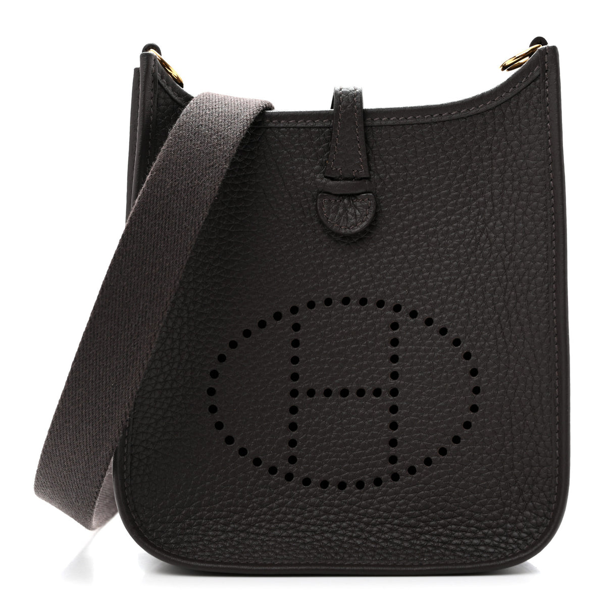 Hermes Taurillon Clemence Evelyne TPM Bai Brun 1 of 11