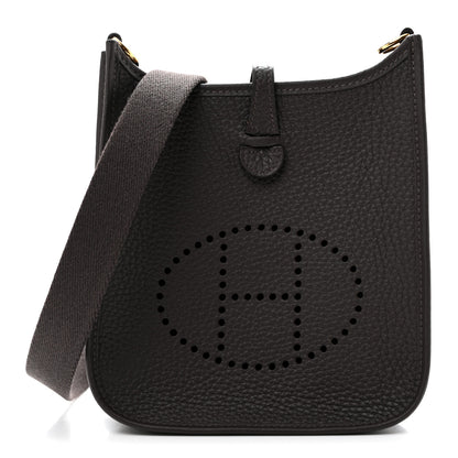 Hermes Taurillon Clemence Evelyne TPM Bai Brun 1 of 11