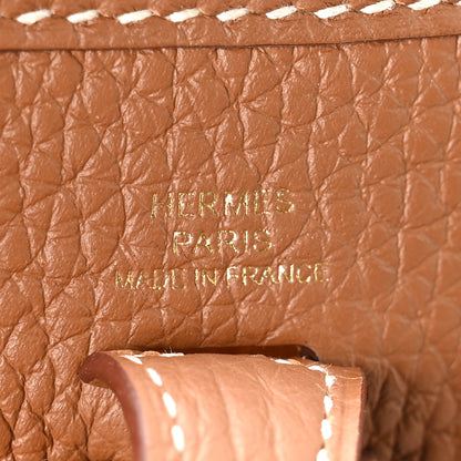 Hermes Taurillon Clemence Evelyne TPM Gold 6 of 11