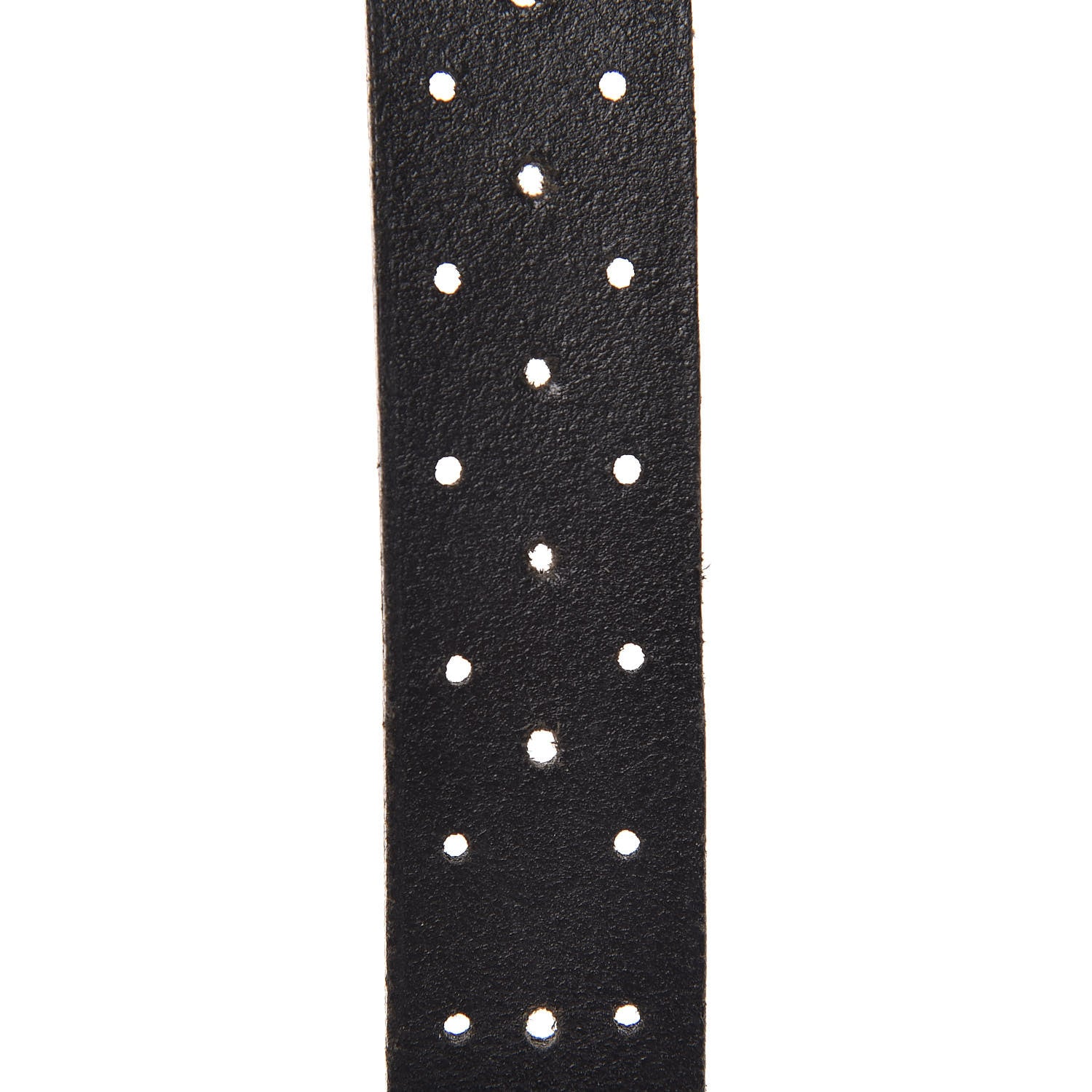 Gucci Calfskin Perforated Interlocking G Belt 75 30 Black 6 of 6