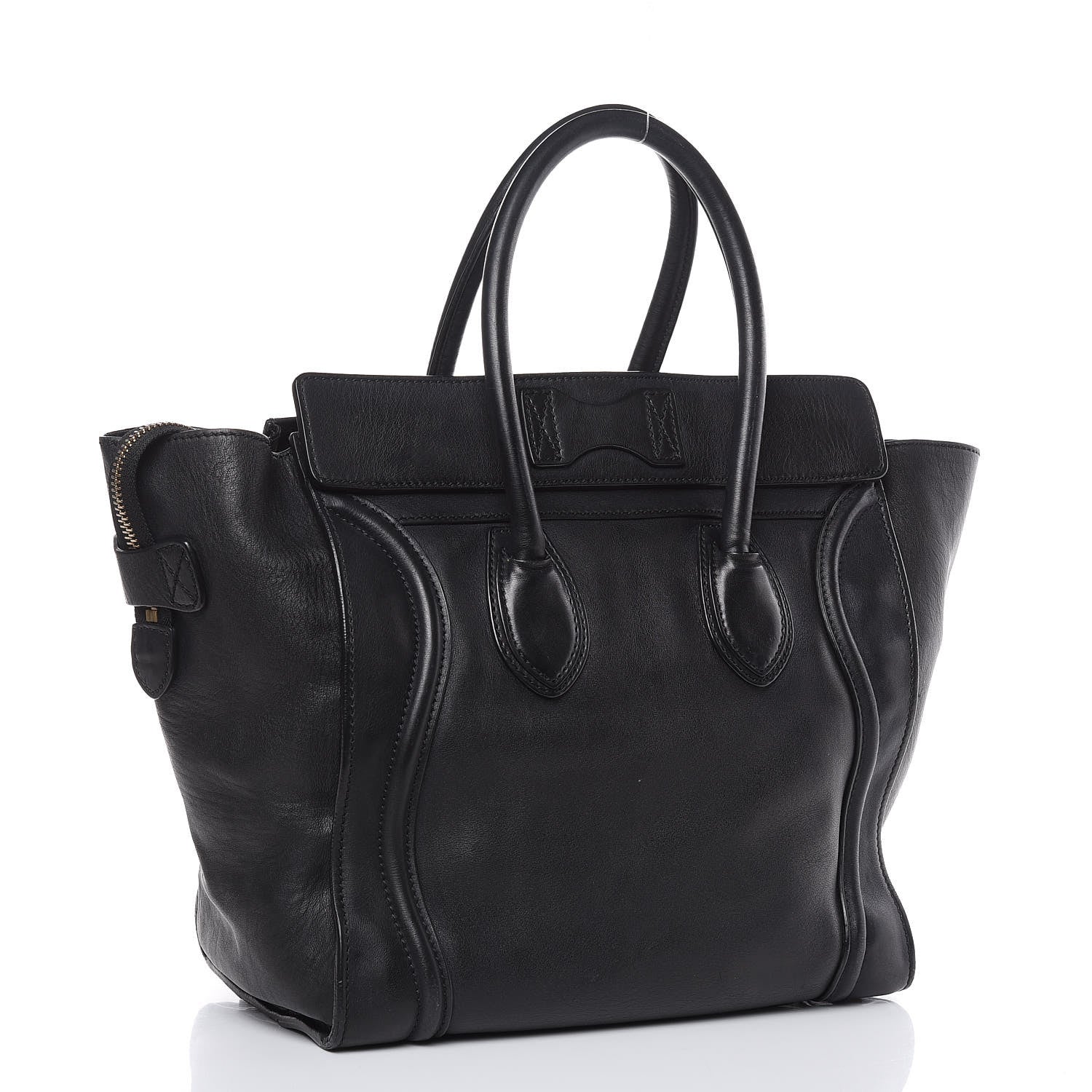 Celine Smooth Calfskin Mini Luggage Black 3 of 20