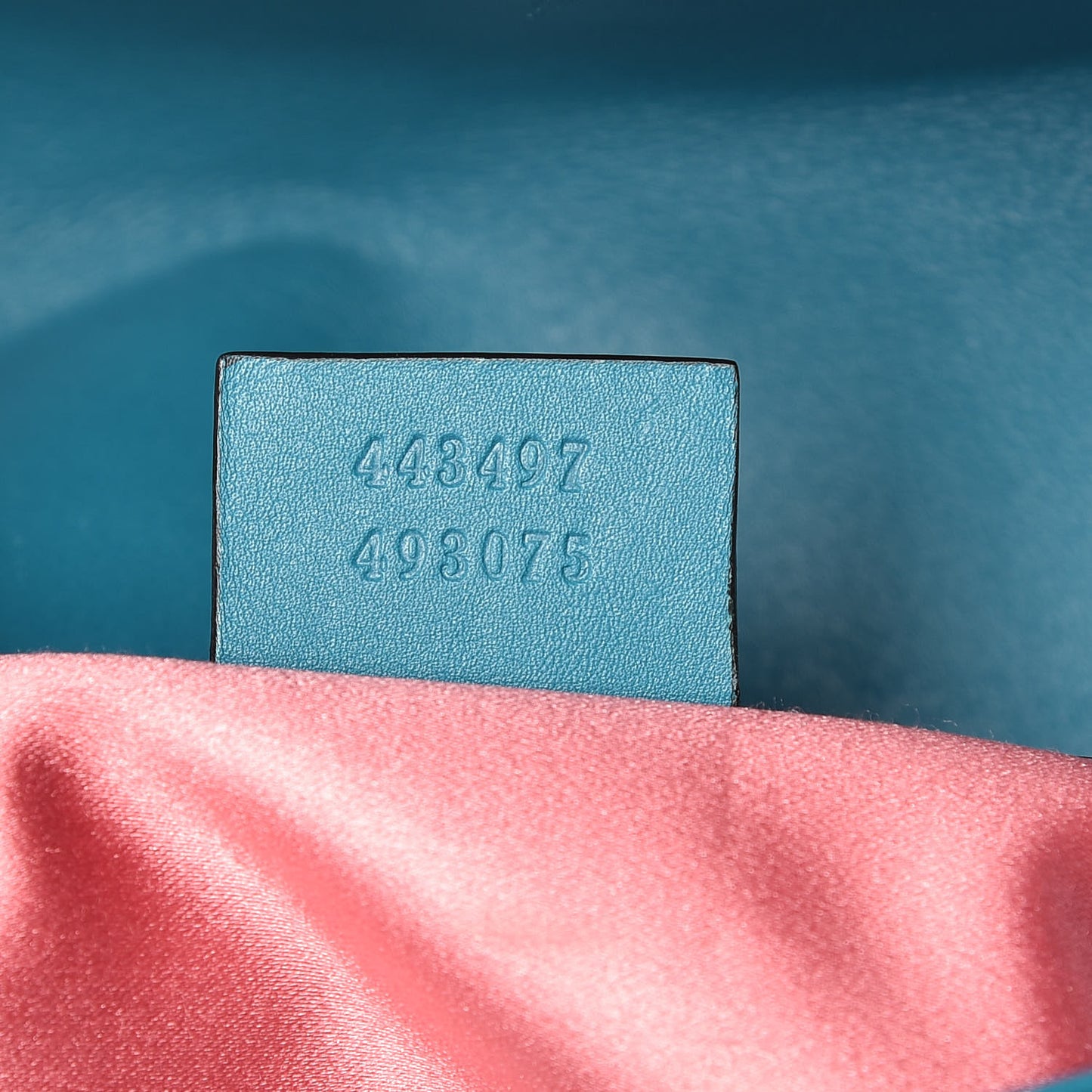 Velvet Matelasse Small GG Marmont Shoulder Bag Pavone Cyan