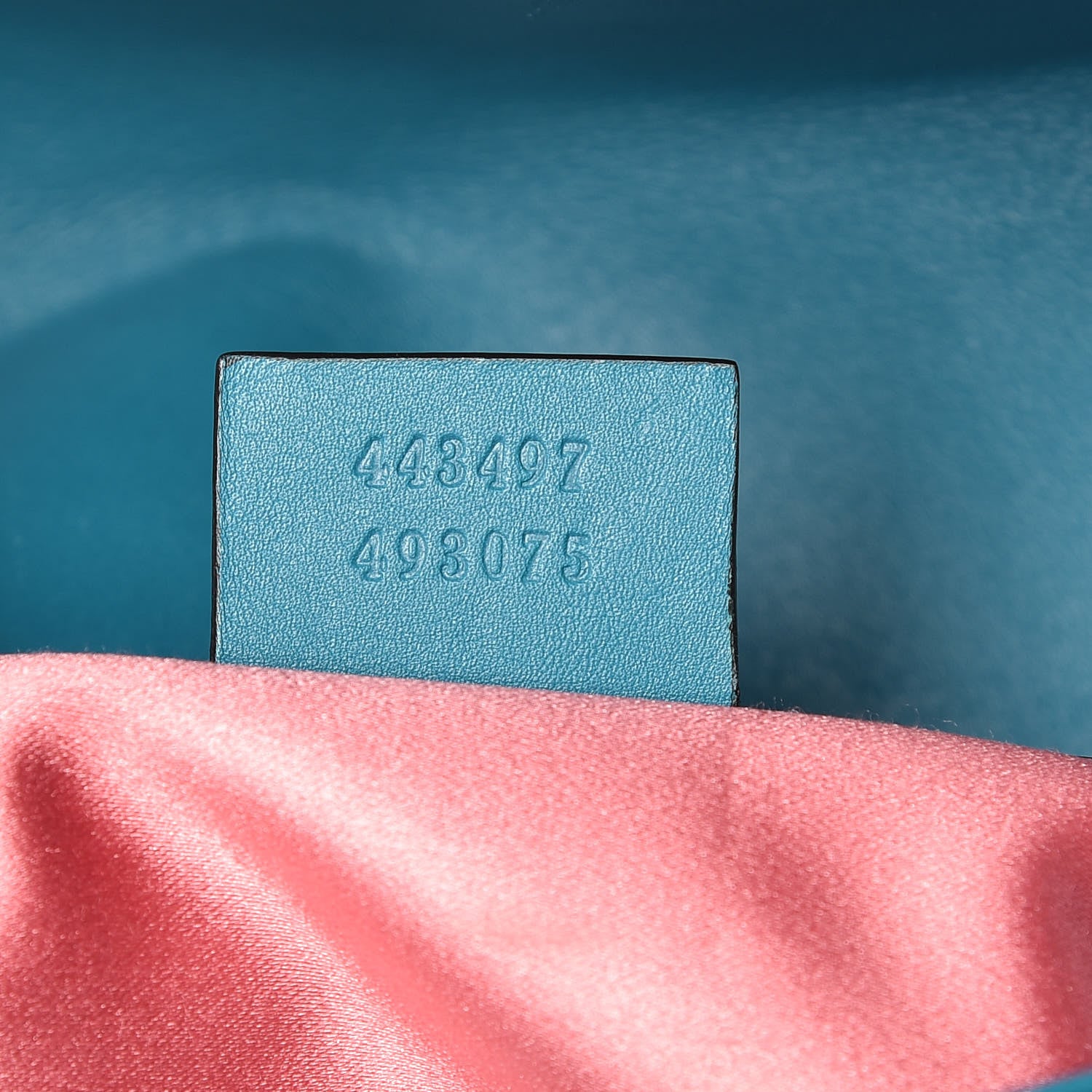 Gucci Velvet Matelasse Small GG Marmont Shoulder Bag Pavone Cyan 7 of 20