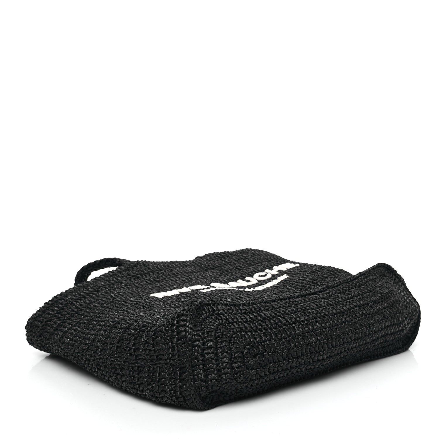 Saint Laurent Raffia Rive Gauche Tote Black 4 of 10