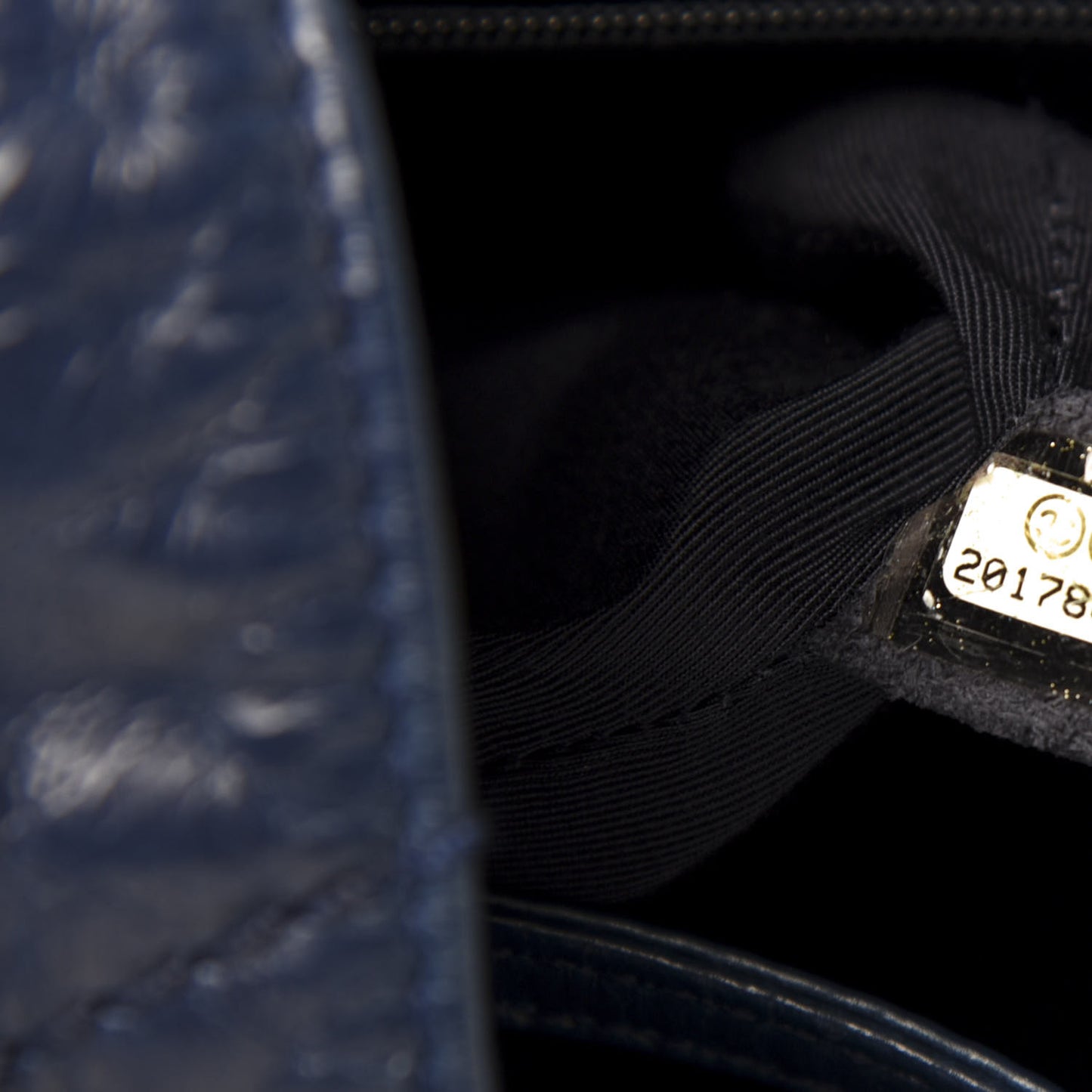 Aged Calfskin Quilted Coco Supple Hobo Blue