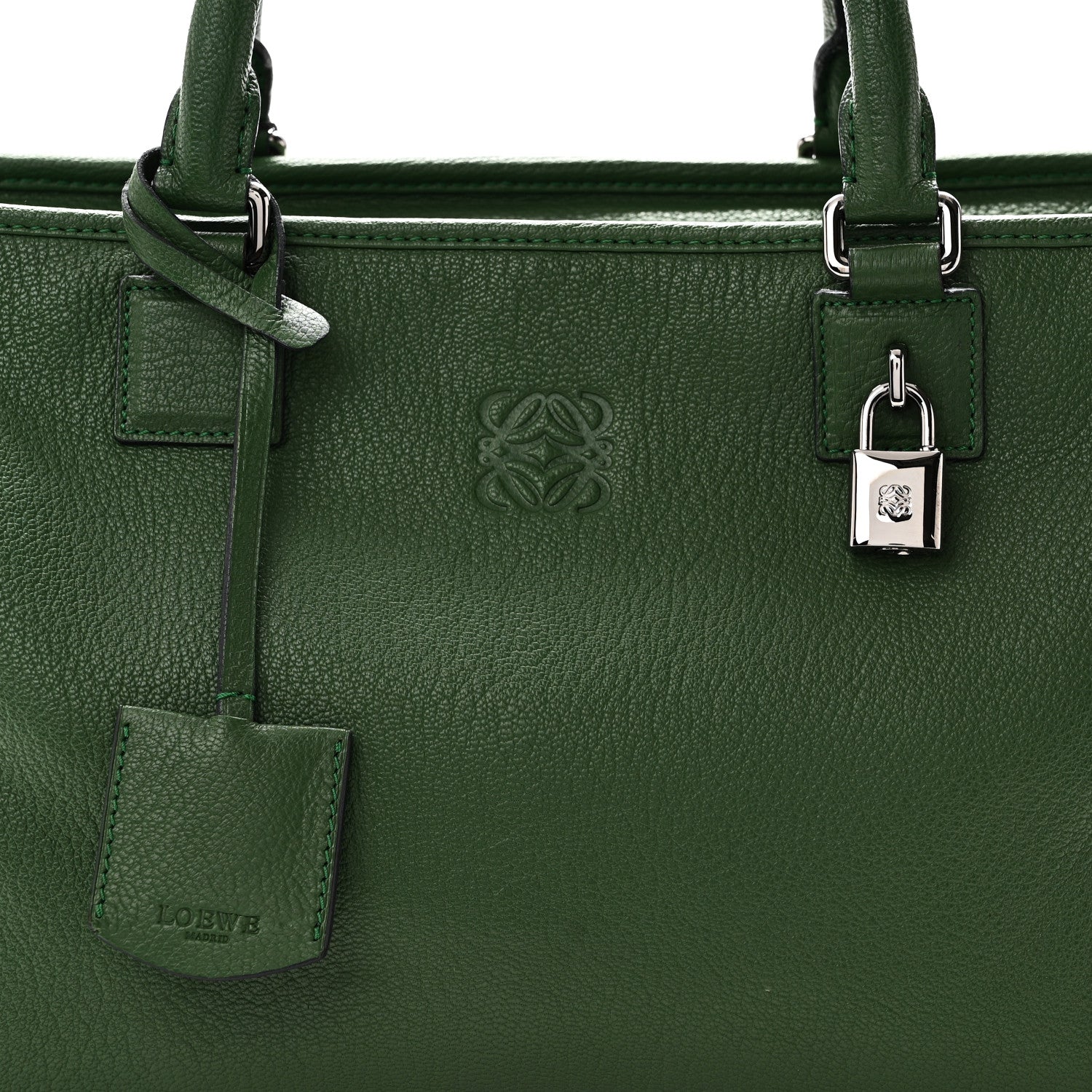 Loewe Calfskin Amazona 36 Green 7 of 9