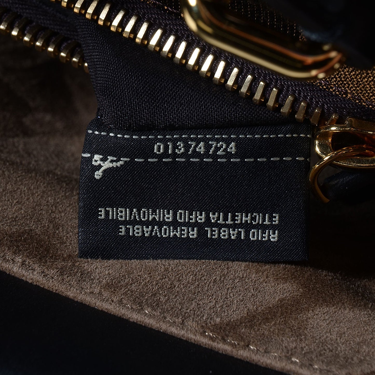 Vitello Morgan Fabric Jacquard Pequin Medium Peekaboo Iconic Satchel Black Tobacco