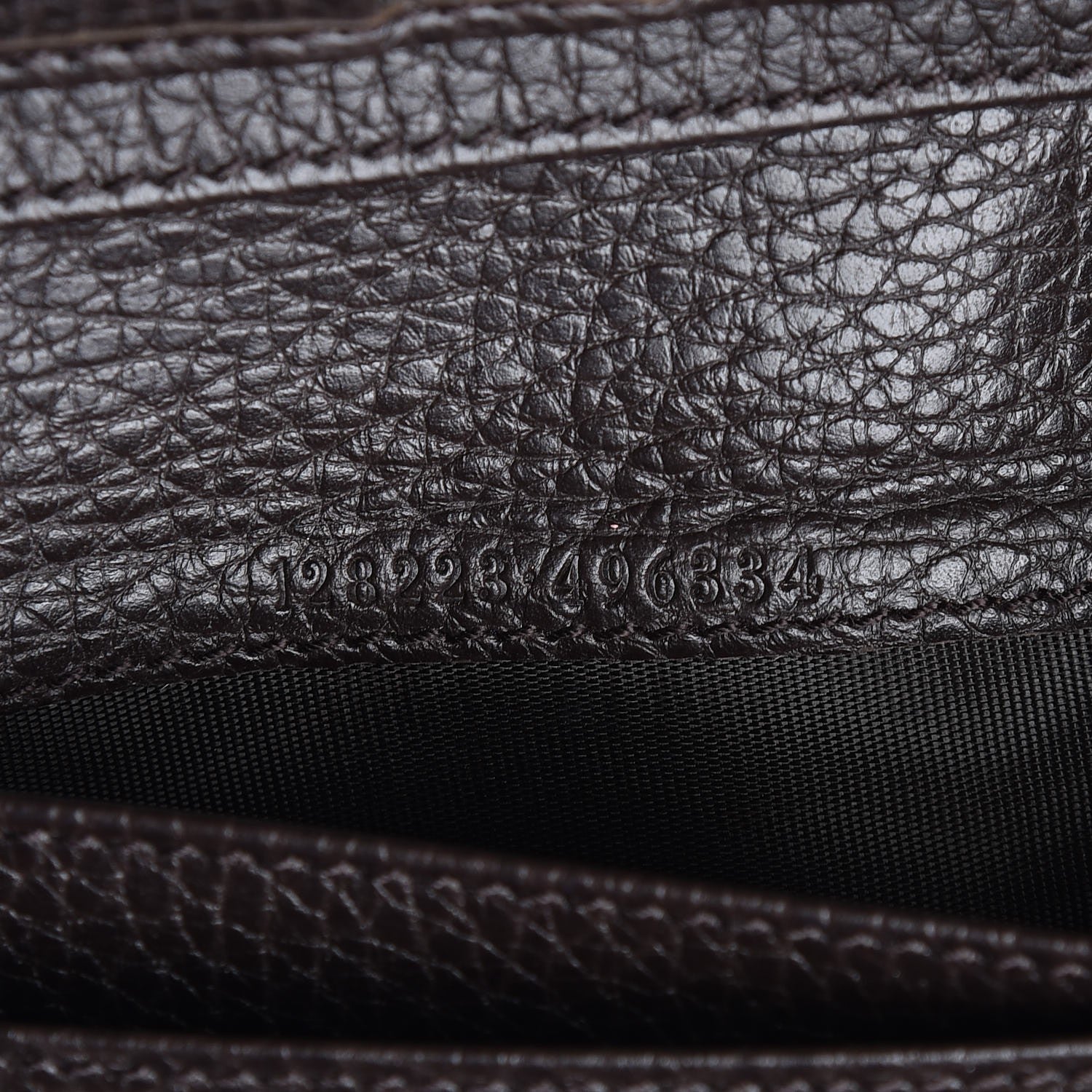 Gucci Canvas Monogram Calfskin Continental Wallet Brown 8 of 13