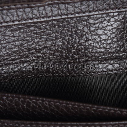 Gucci Canvas Monogram Calfskin Continental Wallet Brown 8 of 13